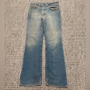 Vintage 1980s men’s Levi’s Orange Tab 517 bootcut denim jeans size 32x31